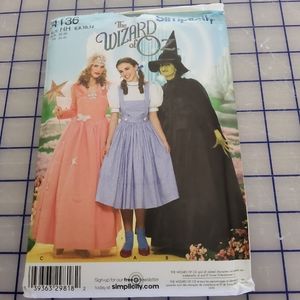 Simplicity Wizard of Oz Sewing Pattern